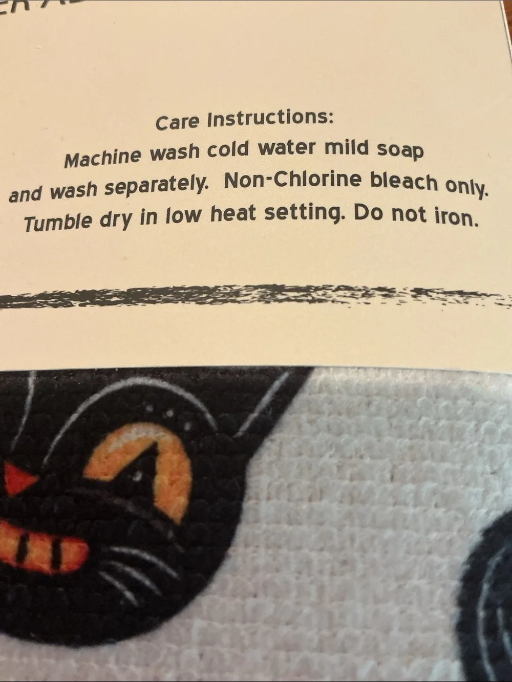 Johanna Parker Halloween Dish Drying Mats - Set of 2